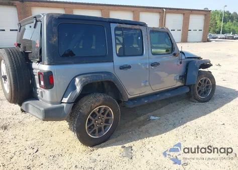 2021 Jeep Wrangler Unlimited Sport S 4X4 из США, поврежденный, VIN 1C4HJXDM2MW725009